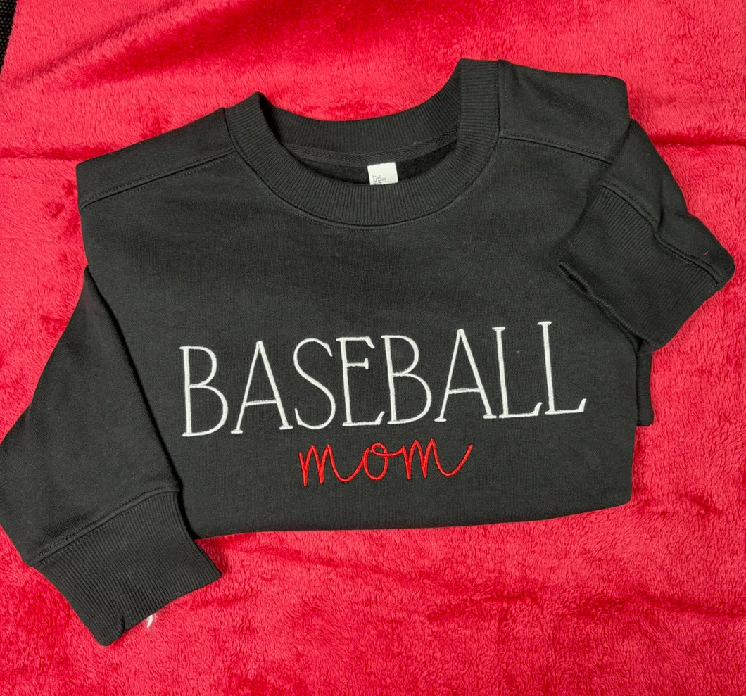 Baseball Mom Crewneck Sweater